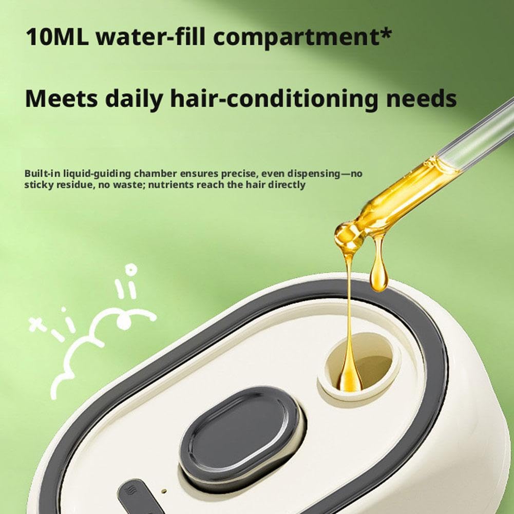 Revitalize Your Hair with the Electric Spray Air Cushion Massage Comb - 2-in-1 Misting Brush for Nourishing Care and Scalp Relaxation in Pink
