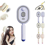 Revitalize Your Hair with the Electric Spray Air Cushion Massage Comb - 2-in-1 Misting Brush for Nourishing Care and Scalp Relaxation in Pink