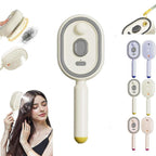 Revitalize Your Hair with the Electric Spray Air Cushion Massage Comb - 2-in-1 Misting Brush for Nourishing Care and Scalp Relaxation in Pink