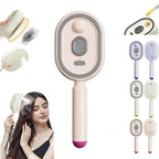 Revitalize Your Hair with the Electric Spray Air Cushion Massage Comb - 2-in-1 Misting Brush for Nourishing Care and Scalp Relaxation in Pink