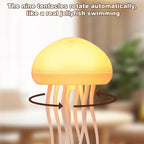 Voice-Controlled Jellyfish Lamp with RGB Gradient, Rechargeable Touch Sensor Table Lamp, Ideal for Christmas Gifts (Hanging + Base)