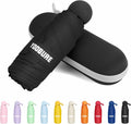 Yoobure Portable Compact Travel Umbrella - Mini Folding Umbrella for UV Protection and Rain, Ideal for Purses and Backpacks, Includes Case for Kids and Women